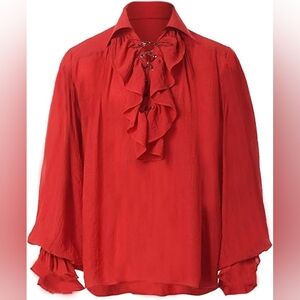 Men's Medieval Red Shirt